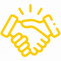 Yellow Image on White Background
